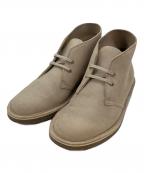 CLARKSクラークス）の古着「SHEPTON チャッカブーツ」｜ベージュ