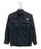 THE NORTH FACEザ ノース フェイス）の古着「長袖シャツ」｜ブラック