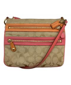 中古・古着通販】COACH (コーチ) シグネチャー ショルダーバッグ
