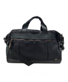 PORTER（ポーター）の古着「HEAT　2WAY BOSTON BAG（S）」｜ブラック