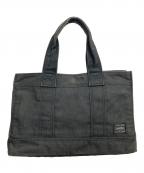 PORTERポーター）の古着「SMOKY　TOTE BAG(S)」｜ブラック