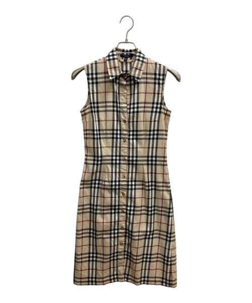 BURBERRY LONDON（バーバリーロンドン）BURBERRY LONDON (バーバリーロンドン) ロングベスト ベージュ サイズ:UK6の古着・服飾アイテム