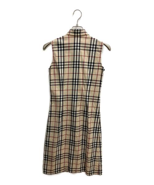 BURBERRY LONDON（バーバリーロンドン）BURBERRY LONDON (バーバリーロンドン) ロングベスト ベージュ サイズ:UK6の古着・服飾アイテム