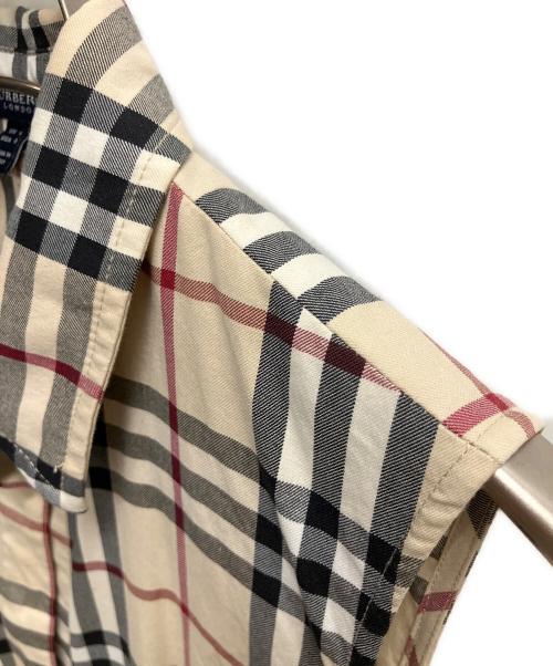 BURBERRY LONDON（バーバリーロンドン）BURBERRY LONDON (バーバリーロンドン) ロングベスト ベージュ サイズ:UK6の古着・服飾アイテム