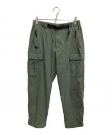 Cordura（コーデュラ）の古着「コーデュラストレッチリップストップカーゴパンツ」｜グリーン