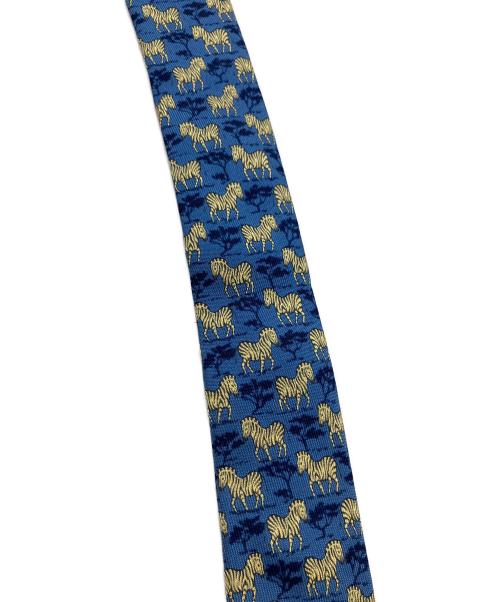 HERMES（エルメス）HERMES (エルメス) ネクタイ ブルー サイズ:全長約150cmの古着・服飾アイテム