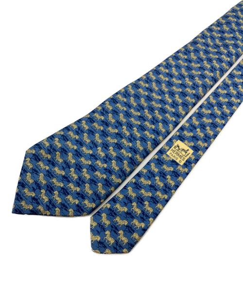 HERMES（エルメス）HERMES (エルメス) ネクタイ ブルー サイズ:全長約150cmの古着・服飾アイテム