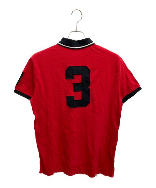 POLO RALPH LAUREN（ポロ・ラルフローレン）POLO RALPH LAUREN (ポロ・ラルフローレン) ポロシャツ レッド サイズ:SIZE Mの古着・服飾アイテム