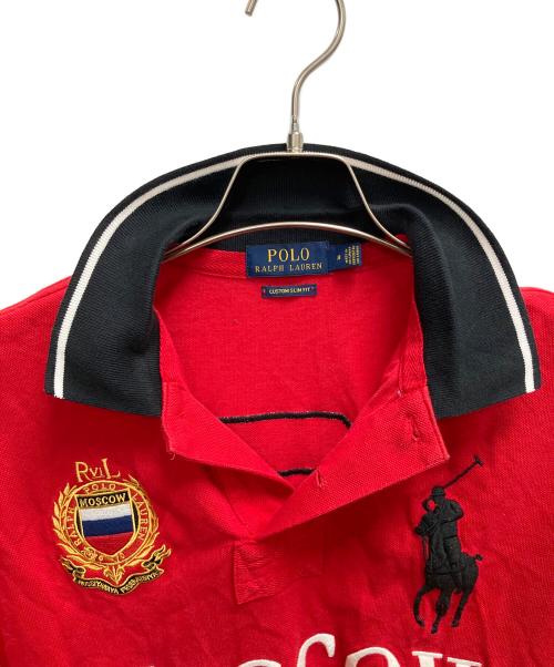 POLO RALPH LAUREN（ポロ・ラルフローレン）POLO RALPH LAUREN (ポロ・ラルフローレン) ポロシャツ レッド サイズ:SIZE Mの古着・服飾アイテム