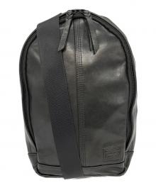 PORTER（ポーター）の古着「FRANK SLING SHOULDER BAG　ショルダーバッグ」｜ブラック