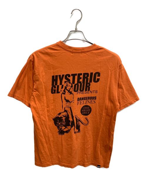 Hysteric Glamour（ヒステリックグラマー）Hysteric Glamour (ヒステリックグラマー) 半袖Tシャツ オレンジ サイズ:SIZE Mの古着・服飾アイテム