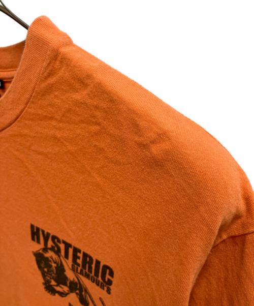 Hysteric Glamour（ヒステリックグラマー）Hysteric Glamour (ヒステリックグラマー) 半袖Tシャツ オレンジ サイズ:SIZE Mの古着・服飾アイテム