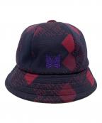 Needlesニードルズ）の古着「BERMUDA HAT」｜ワインレッド×ネイビー