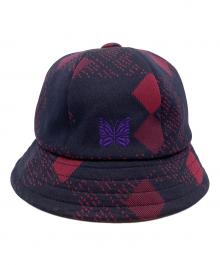 Needles（ニードルズ）の古着「BERMUDA HAT」｜ワインレッド×ネイビー