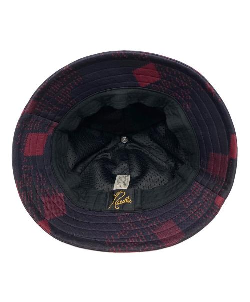Needles（ニードルズ）Needles (ニードルズ) BERMUDA HAT ワインレッド×ネイビー サイズ:SIZE Lの古着・服飾アイテム