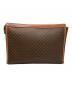 CELINE (セリーヌ) マカダム　クラッチバッグ ブラウン：17000円