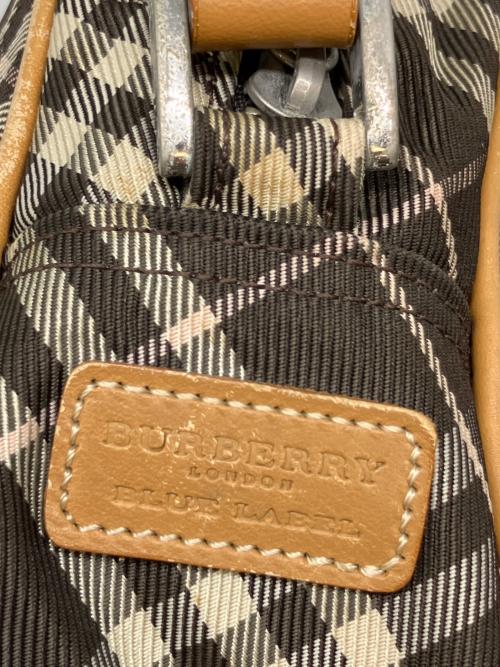 BURBERRY BLUE LABEL（バーバリー ブルー レーベル）BURBERRY BLUE LABEL (バーバリー ブルー レーベル) ショルダーバッグ ブラウンの古着・服飾アイテム
