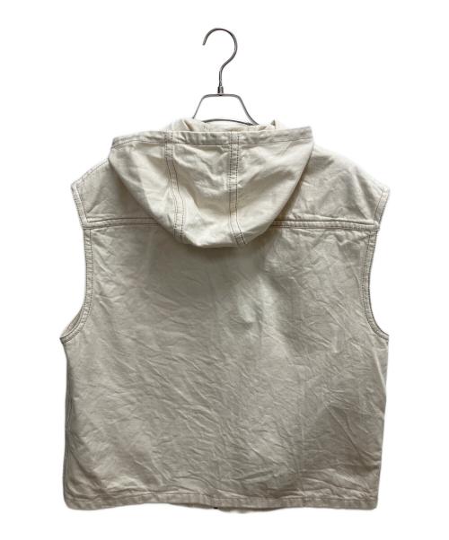 PRADA（プラダ）PRADA (プラダ) S222 デニムベスト アイボリー サイズ:SIZE Sの古着・服飾アイテム