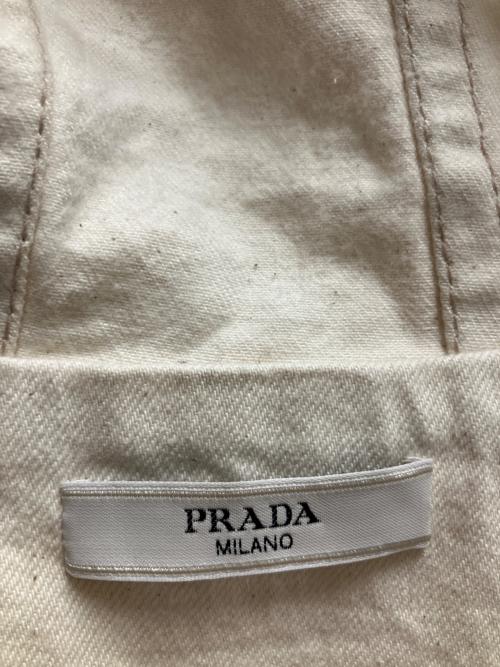PRADA（プラダ）PRADA (プラダ) S222 デニムベスト アイボリー サイズ:SIZE Sの古着・服飾アイテム