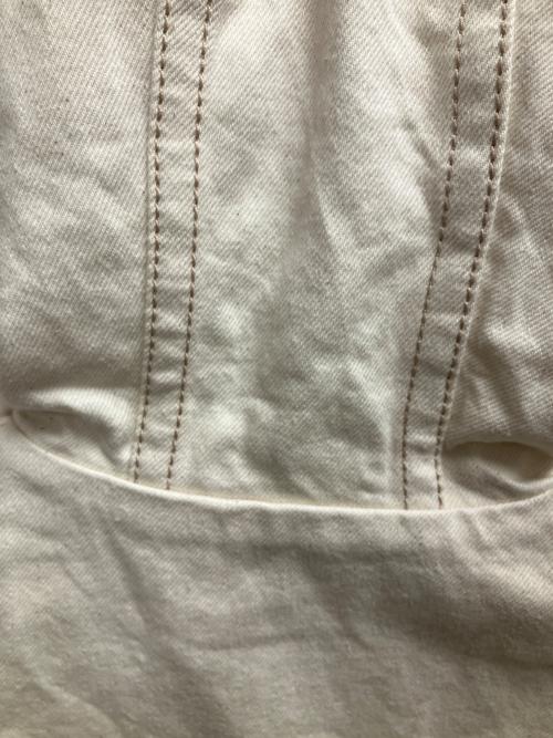 PRADA（プラダ）PRADA (プラダ) S222 デニムベスト アイボリー サイズ:SIZE Sの古着・服飾アイテム