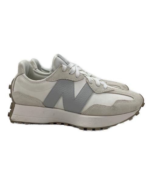 NEW BALANCE（ニューバランス）NEW BALANCE (ニューバランス) ローカットスニーカー アイボリー×グレー サイズ:SIZE 24cmの古着・服飾アイテム