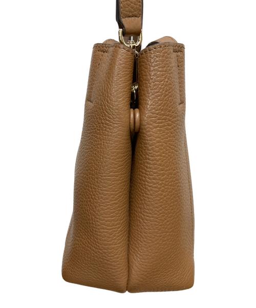 FURLA（フルラ）FURLA (フルラ) PRIMULA S HOBO ブラウン×ゴールドの古着・服飾アイテム