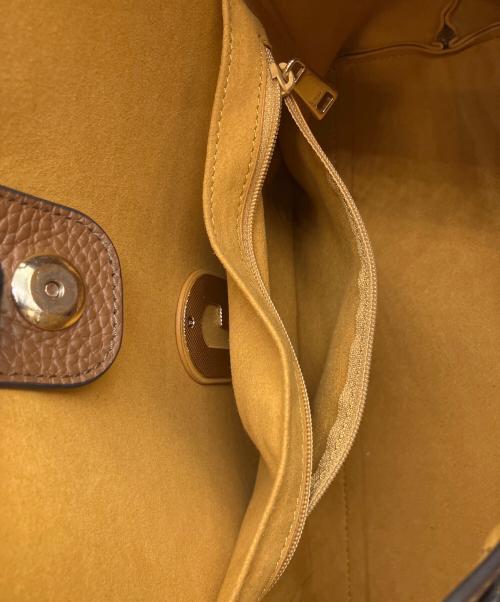 FURLA（フルラ）FURLA (フルラ) PRIMULA S HOBO ブラウン×ゴールドの古着・服飾アイテム