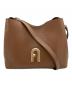FURLA（フルラ）の古着「PRIMULA S HOBO」｜ブラウン×ゴールド