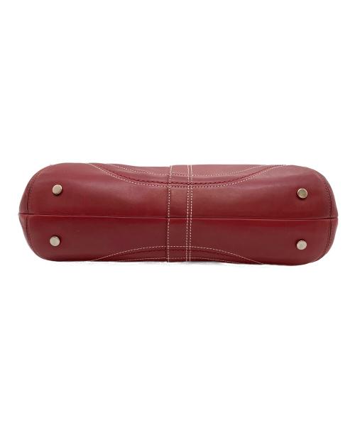 COACH（コーチ）COACH (コーチ) ハンドバッグ レッドの古着・服飾アイテム