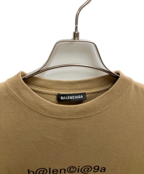 BALENCIAGA（バレンシアガ）BALENCIAGA (バレンシアガ) b@lenci@9a 半袖Tシャツ ベージュ サイズ:SIZE XXSの古着・服飾アイテム