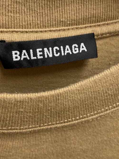 BALENCIAGA（バレンシアガ）BALENCIAGA (バレンシアガ) b@lenci@9a 半袖Tシャツ ベージュ サイズ:SIZE XXSの古着・服飾アイテム