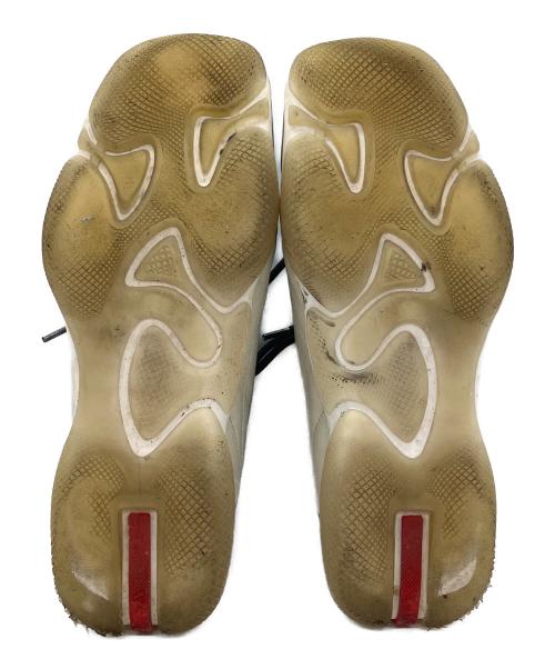PRADA SPORTS（プラダスポーツ）PRADA SPORTS (プラダスポーツ) ドライビングシューズ ホワイト×グレー サイズ:SIZE 37 1/2の古着・服飾アイテム