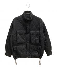 BEAMS（ビームス）の古着「クレイジーキルトフィールドジャケット 中綿ジャケット」｜ブラック