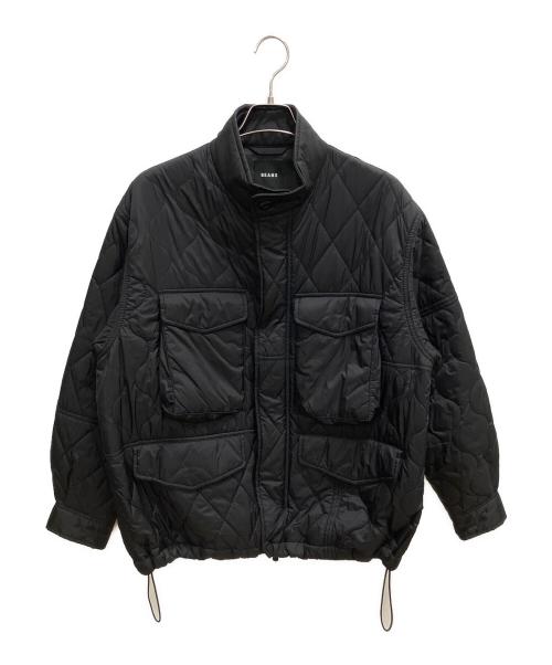 BEAMS（ビームス）BEAMS (ビームス) クレイジーキルトフィールドジャケット 中綿ジャケット ブラック サイズ:SIZE Sの古着・服飾アイテム