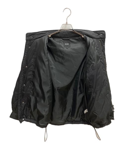 BEAMS（ビームス）BEAMS (ビームス) クレイジーキルトフィールドジャケット 中綿ジャケット ブラック サイズ:SIZE Sの古着・服飾アイテム