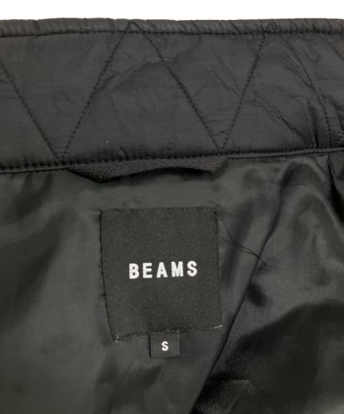 BEAMS（ビームス）BEAMS (ビームス) クレイジーキルトフィールドジャケット 中綿ジャケット ブラック サイズ:SIZE Sの古着・服飾アイテム