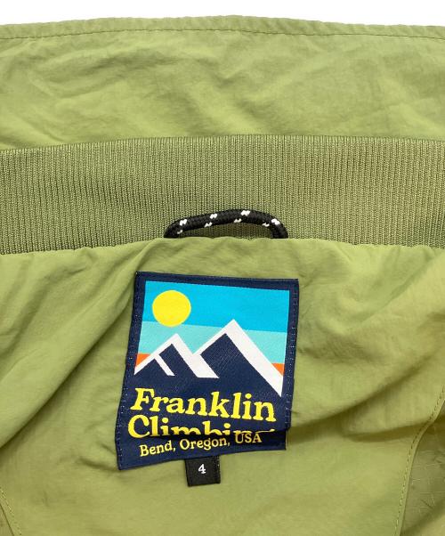franklin climbing（フランクリンクライミング）franklin climbing (フランクリンクライミング) カスケードスタンドジャケット ナイロンジャケット グリーン サイズ:SIZE 4 / SIZE XLの古着・服飾アイテム