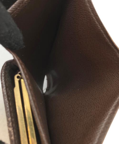 LOUIS VUITTON（ルイ ヴィトン）LOUIS VUITTON (ルイ ヴィトン) ダミエ　2つ折り財布 ブラウンの古着・服飾アイテム