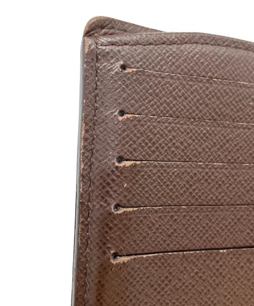 LOUIS VUITTON（ルイ ヴィトン）LOUIS VUITTON (ルイ ヴィトン) ダミエ　2つ折り財布 ブラウンの古着・服飾アイテム