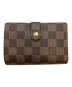 LOUIS VUITTON（ルイ ヴィトン）の古着「ダミエ　2つ折り財布」｜ブラウン
