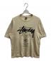 stussy（ステューシー）の古着「ワールドツアーT 半袖Tシャツ」｜ベージュ