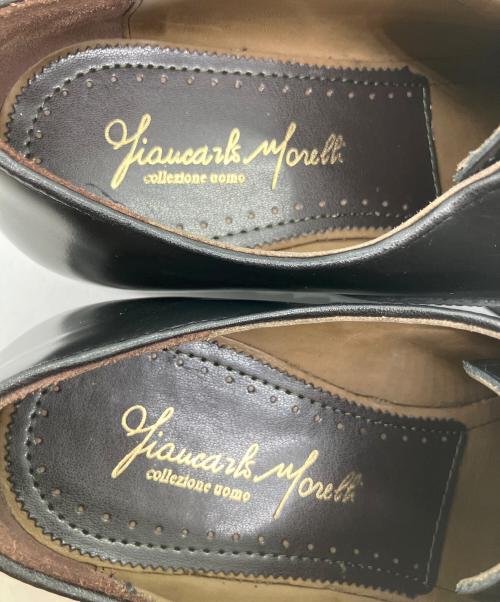 GIANCARLO MORELLI（ジャンカルロ モレリ）GIANCARLO MORELLI (ジャンカルロ モレリ) ストレートチップシューズ ブラック サイズ:SIZE 26.5-27cmの古着・服飾アイテム