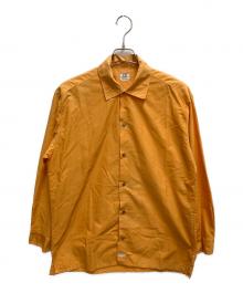 C.P COMPANY（シーピーカンパニー）の古着「オープンカラーシャツ」｜オレンジ