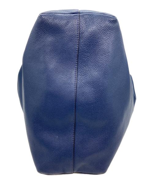MARC JACOBS（マークジェイコブス）MARC JACOBS (マークジェイコブス) リバーシブルレザートートバッグ ネイビーの古着・服飾アイテム
