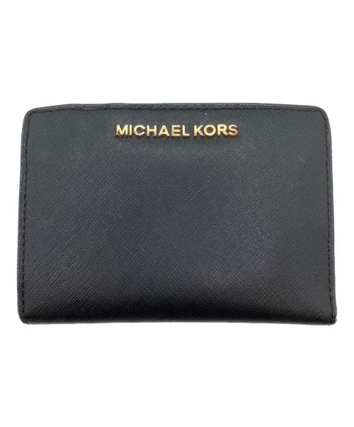 MICHAEL KORS（マイケルコース）MICHAEL KORS (マイケルコース) 2つ折り財布＆カードケース ブラックの古着・服飾アイテム