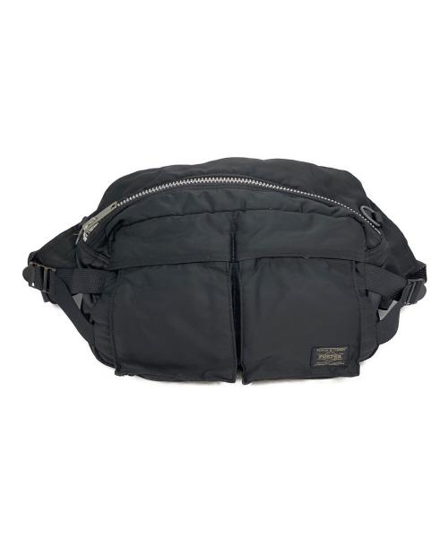 PORTER（ポーター）PORTER (ポーター) TANKER WAIST BAG ウエストバッグ ブラックの古着・服飾アイテム