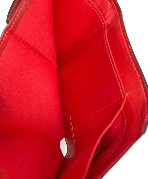 Christian Louboutin（クリスチャン・ルブタン）Christian Louboutin (クリスチャン・ルブタン) 3つ折り財布 ブラック×レッドの古着・服飾アイテム
