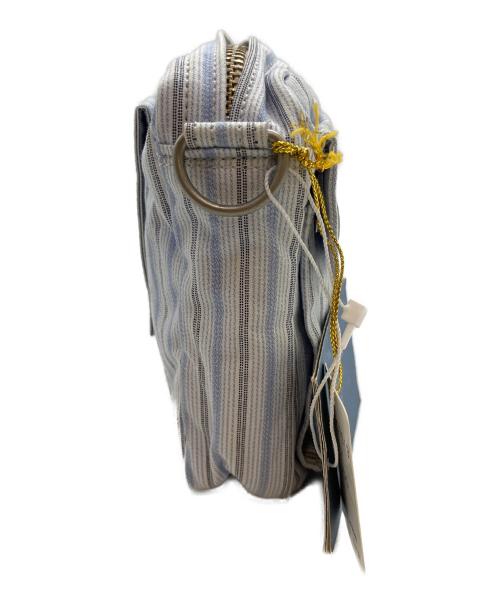 PORTER（ポーター）PORTER (ポーター) ブルーストライプ　SHOULDER BAG スカイブルーの古着・服飾アイテム