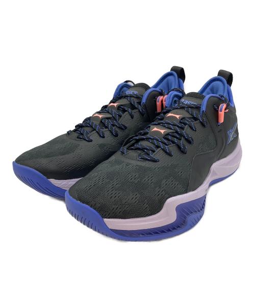asics（アシックス）asics (アシックス) NOVA SURGE LOW 2 ブラック×ブルー サイズ:SIZE 28.5cmの古着・服飾アイテム