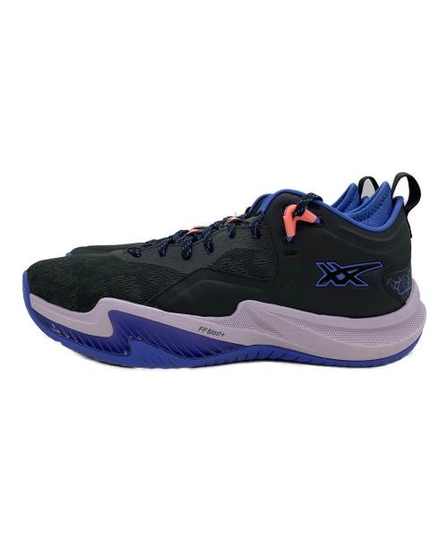 asics（アシックス）asics (アシックス) NOVA SURGE LOW 2 ブラック×ブルー サイズ:SIZE 28.5cmの古着・服飾アイテム